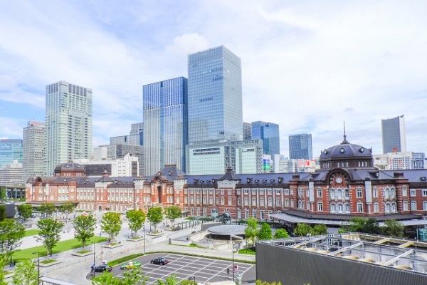 東京駅の丸の内北口の画像